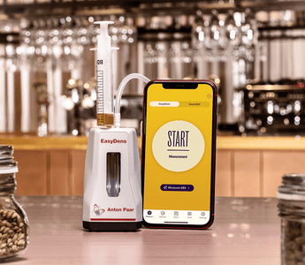 Workflow with EasyDens Smart Hydrometer