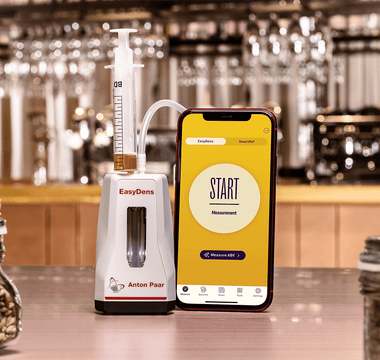 Workflow with EasyDens Smart Hydrometer