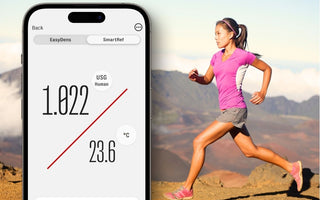 Urine specific gravity tracking for athletes with the SmartRef Refractometer