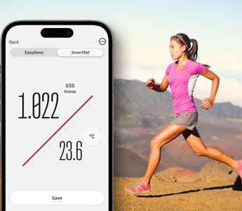 Urine specific gravity tracking for athletes with the SmartRef Refractometer