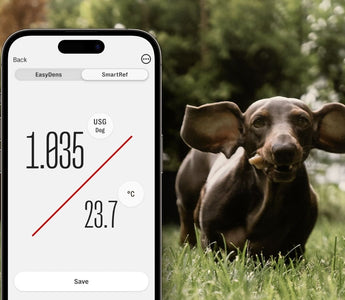 Urine specific gravity monitoring of your pet with the SmartRef Refractometer
