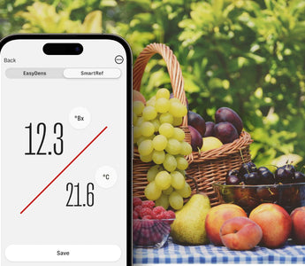Determine sugar content in fruits with the SmartRef Digital Refractometer
