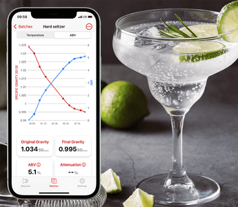 Hard Seltzer Fermentation Tracking with EasyDens