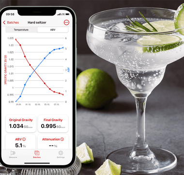 Hard Seltzer Fermentation Tracking with EasyDens
