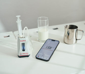 From Lactometer to EasyDens and the Lab Meister App: Modern Milk Density Measurement