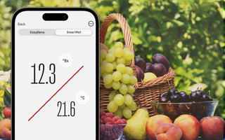 Determine sugar content in fruits with the SmartRef Digital Refractometer